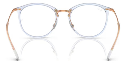 Lentes Rayban Rx7140 Colores Oftalmico Color 8336 Transparent Light Blue