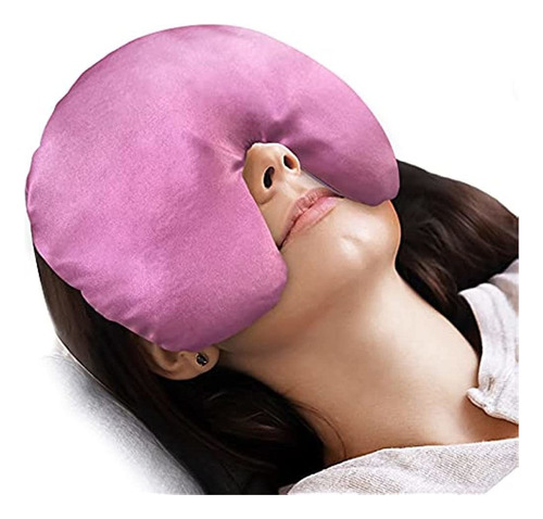 Atsuwell Warm Compress Sinus Mask Para Ojos Secos Y Senos Na