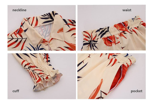 06 Traje Baño Hawaiano Paramujer 3 Piezas Conjunto Playa