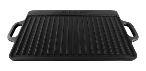 Imagen 8 de 8 de Plancha Churrasquera De Hierro Fundido 2 En 1 - 45x22x1.5cm