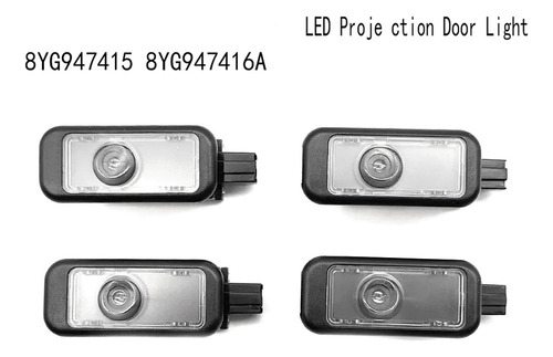 Luz De Puerta De Proyección Led De 4 Anillos For A3, A4, A5