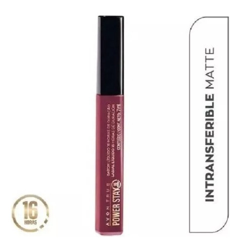 Labial Power Stay Avon | Tono In Charge Mauve Acabado Mate