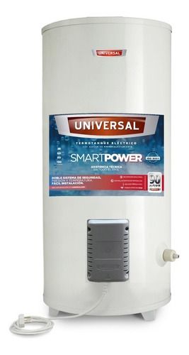 Termotanque eléctrico Universal Smart Power TUE90 blanco 90L 220V