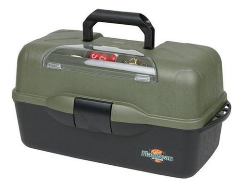 Caja Pesca 3 Charolas Flambeau 3 Tray Xl Tackle Box Color Verde Oscuro