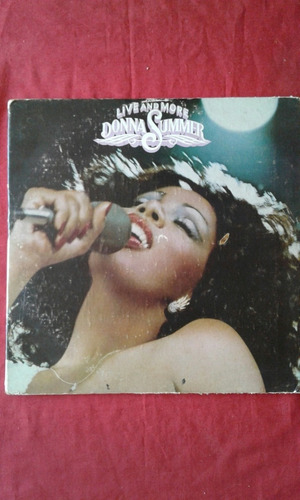 Disco De Vinilo.donna Summer En Vivo.