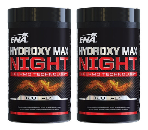 Hydroxy Max Ena X 120 Tabs Quemador Termogenico X 2 Unidades