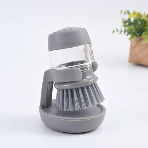 Cepillo Lava Trastes con Depósito y Soporte Limpieza Cocina