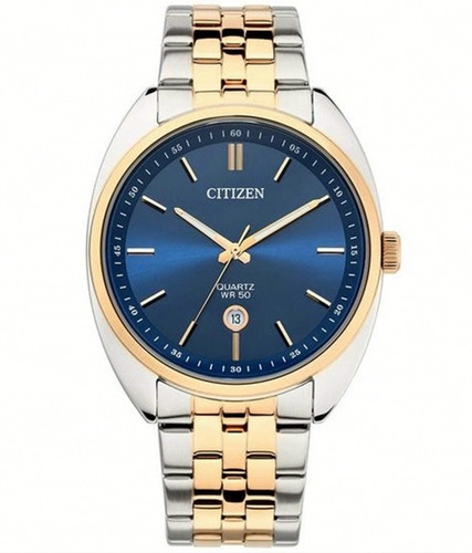 Reloj Citizen Classic Hombre Bi5096-53l /relojería Violeta Color de la correa Plateado