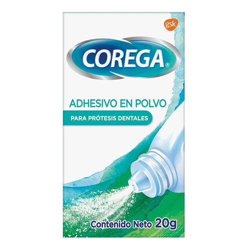 Adhesivo En Polvo Corega Para Prótesis Dentales 20 G