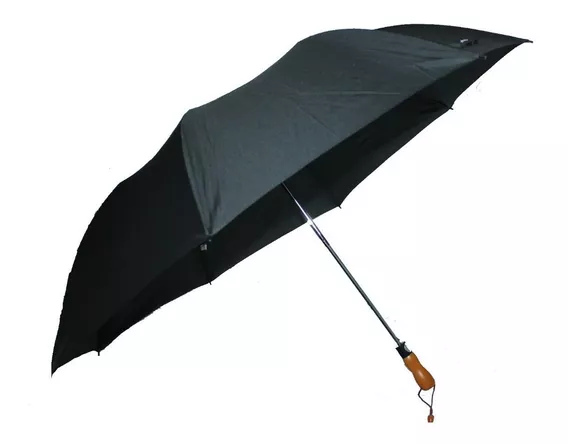Guarda-chuva clássico Voyagem 022A preto com design lisa
