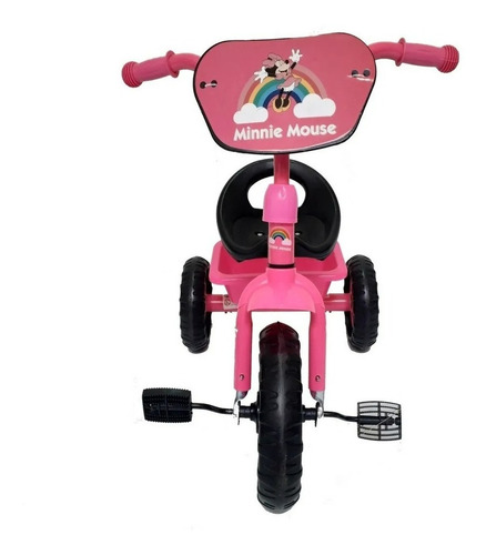 Imagen 2 de 5 de Triciclo Con Canasto Rosa Minnie 147001 007n