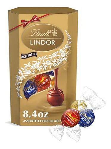 Lindt Lindor Trufas De Chocolate Assortidas, 240g