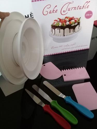 Imagen 3 de 10 de Set De Decoración Repostería Tortas Pasteles 7 Piezas-mym