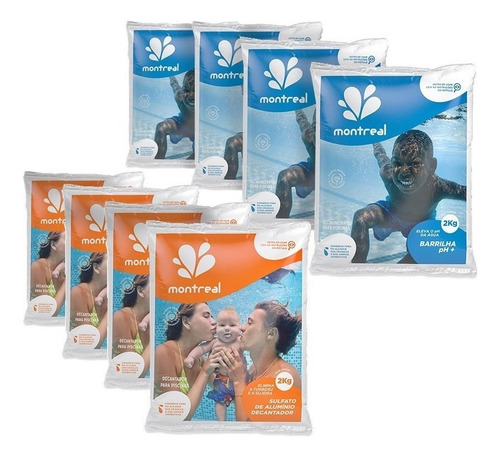 Kit elevador de alumbre de 4 pH y 4 sulfatos. Piscina de 2 kg