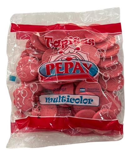 Tapita De Alfajor Pepay X 250 Grs - Varios Colores