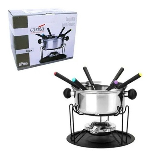 Imagem 2 de 4 de Kit Fondue 11 Peças Casita