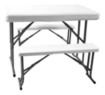 Comprar Dksa Set Mesa Con Bancas Plegables Ideal Campo, Playa Jardín