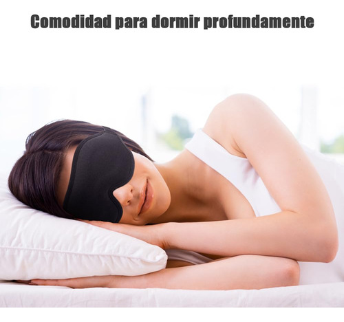 2pzs Antifaz 3d Dormir Respirable Adjustable Ojos Máscar Gafas KOPIRA , La Máscara De Ojos Para Dormir 3d , Viene Con 2 Pares De Tapones Para Los Oídos