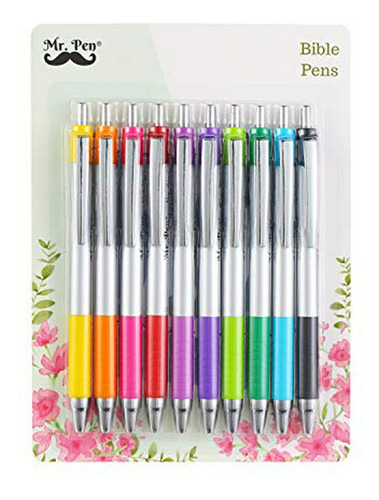 Bolígrafo - Mr. Pen-colorful Biblia Pen 10 Pc