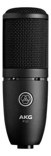 Micrófono AKG P120 Condensador Cardioide color negro