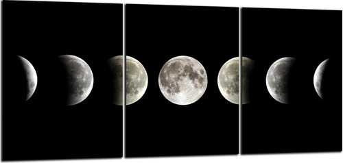 Cuadro Luna Fases Entero  90x40cm