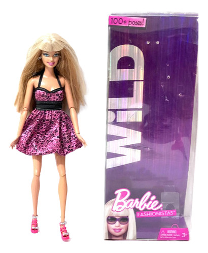 Barbie Wild Doll Fashionistas +100 Poses Original