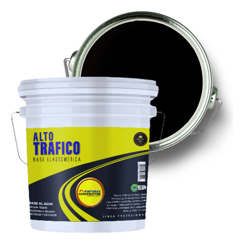 Pintura Alto Trafico Negro  Tineta 20lts