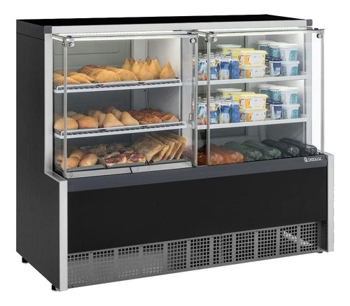 Balcão Quente E Frio Refrigerado Gelopar Gqra 1,40m 110v