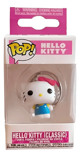 Llavero Funko Hello Kitty Classic Hello Kitty Amigos Azul Claro