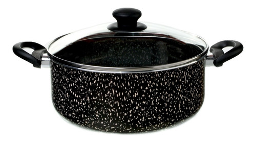 Olla 24 Cm Stone Effect Tefal Con Tapa De Vidrio