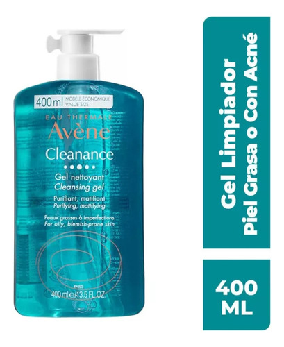 Cleanance Gel Limpiador 400 Ml Avene