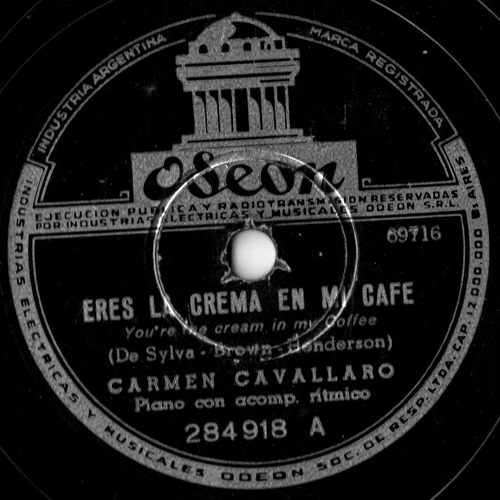 Carmen Cavallaro - Eres La Crema En Mi Café - Tentación 10''