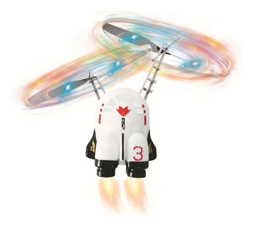 Mini Juguete Drone Operado Niños Con Sensor Recargable Usb Color Blanco