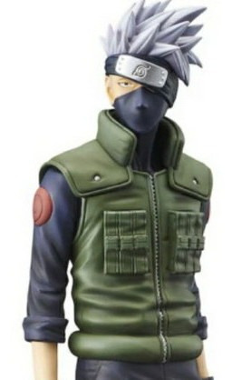 Boneco Naruto Kakashi Sensei Com 28cm