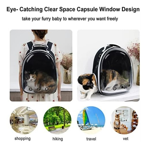 Geerduo Mochila Para Gatos, Bolsa De Burbujas Para Aerolínea