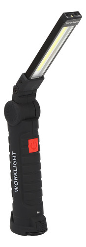 Linterna Portátil De Trabajo Con Flash Led Usb Cob, Plegable