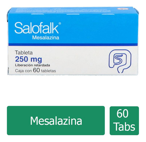 Salofalk 250 Mg Caja Con 60 Tabletas De Liberación Retardada