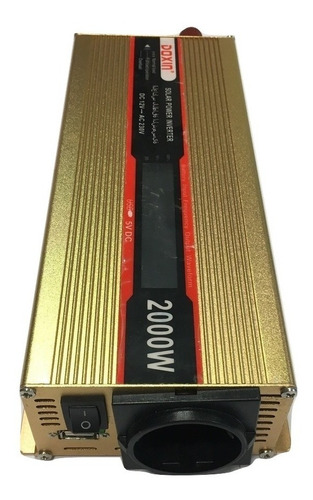 Inversor Solar 24v - 220v - 2000w O. S. Modificada + Display