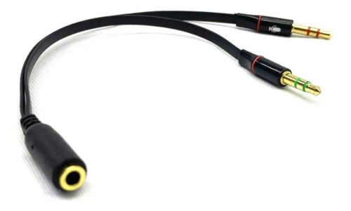 Cabo Adaptador De Áudio P3 X P2 Headset Pc Notebook