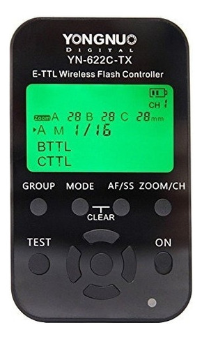 Yongnuo Yn622c-tx Controlador De Flash Inalambrico E-ttl De 