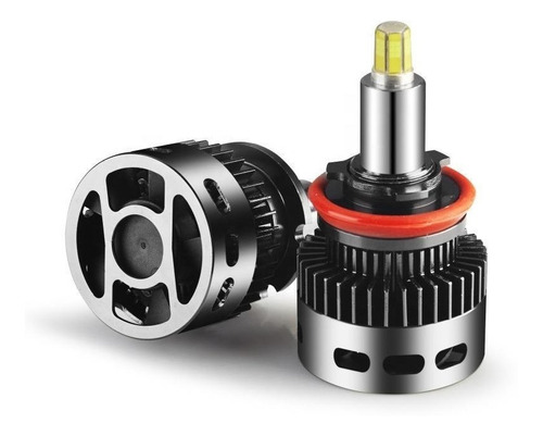 Lampara Led Auto Con Lupa H11 El Par Canbus 45wx  6500k 