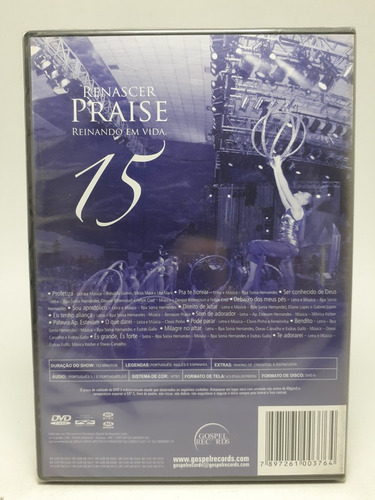 Dvd Renascer Praise15, Reinando Em Vida - Original Lacrado