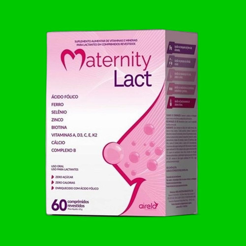 Kit 4x Vitamina Maternity Lact 60 Cpr Revestidos - Natulab