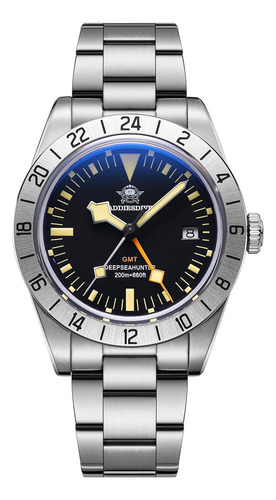 Addiesdive Ad2036 Gmt Reloj De Cuarzo Para Hombres, Reloj De