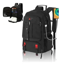 Comprar Mochila Hongge Negra Mochilas De Viaje Mochilas Impermeable Mochila Antirrobo Mochila Para Laptop Mochilas De Senderismo Mochilas Viaje 60l
