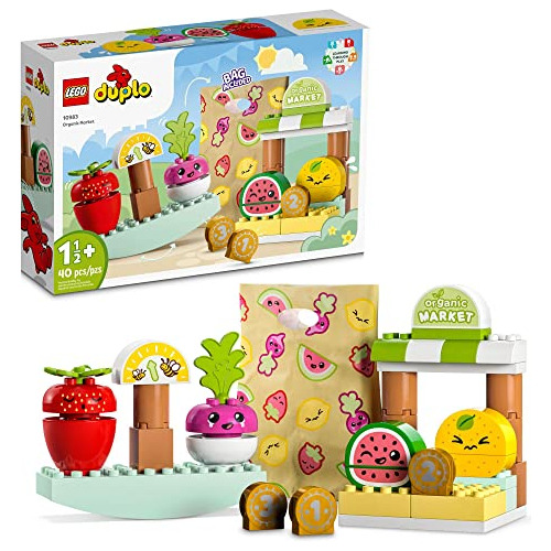 Lego Duplo Mi Primer Mercado Orgánico 10983, Frutas Y Verdur