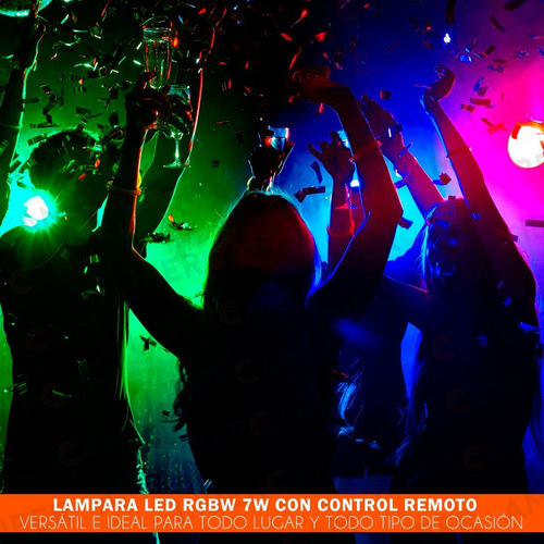 Imagen 9 de 10 de Lampara Luz Led Rgb Parlante Bluetooth 220v Control Remoto