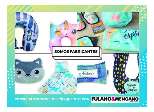 Kit Funda Cubre Valija Grande + Cuello Guarda Ropa Almohada Travel