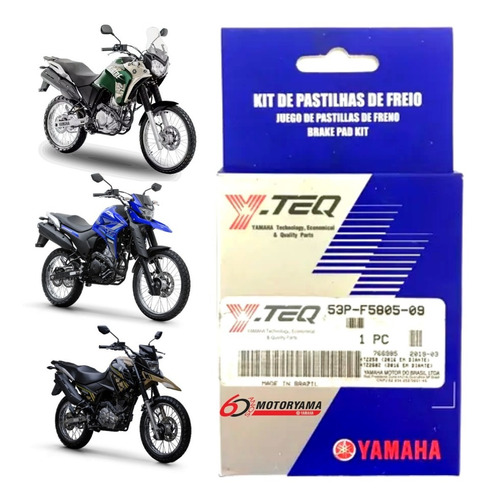 Pastilha Freio Crosser 150 2015 / 2020 Original 53pf580509