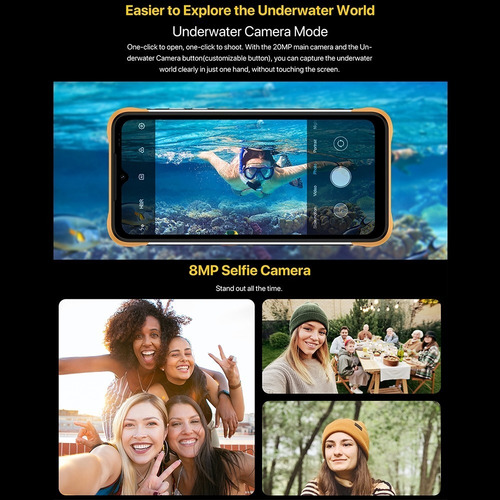 Celular Bison X10 | Resiste Caidas, Agua Y Temperatura